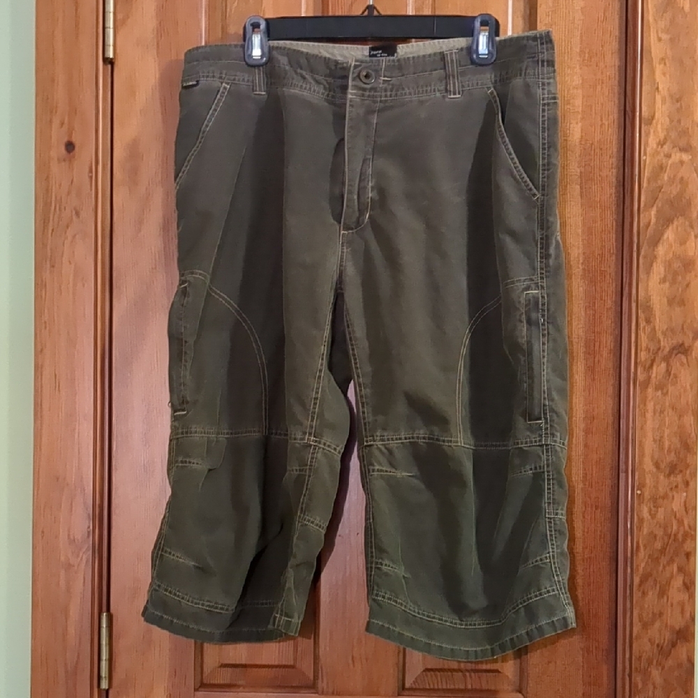 KUHL Olive Green Cargo Shorts